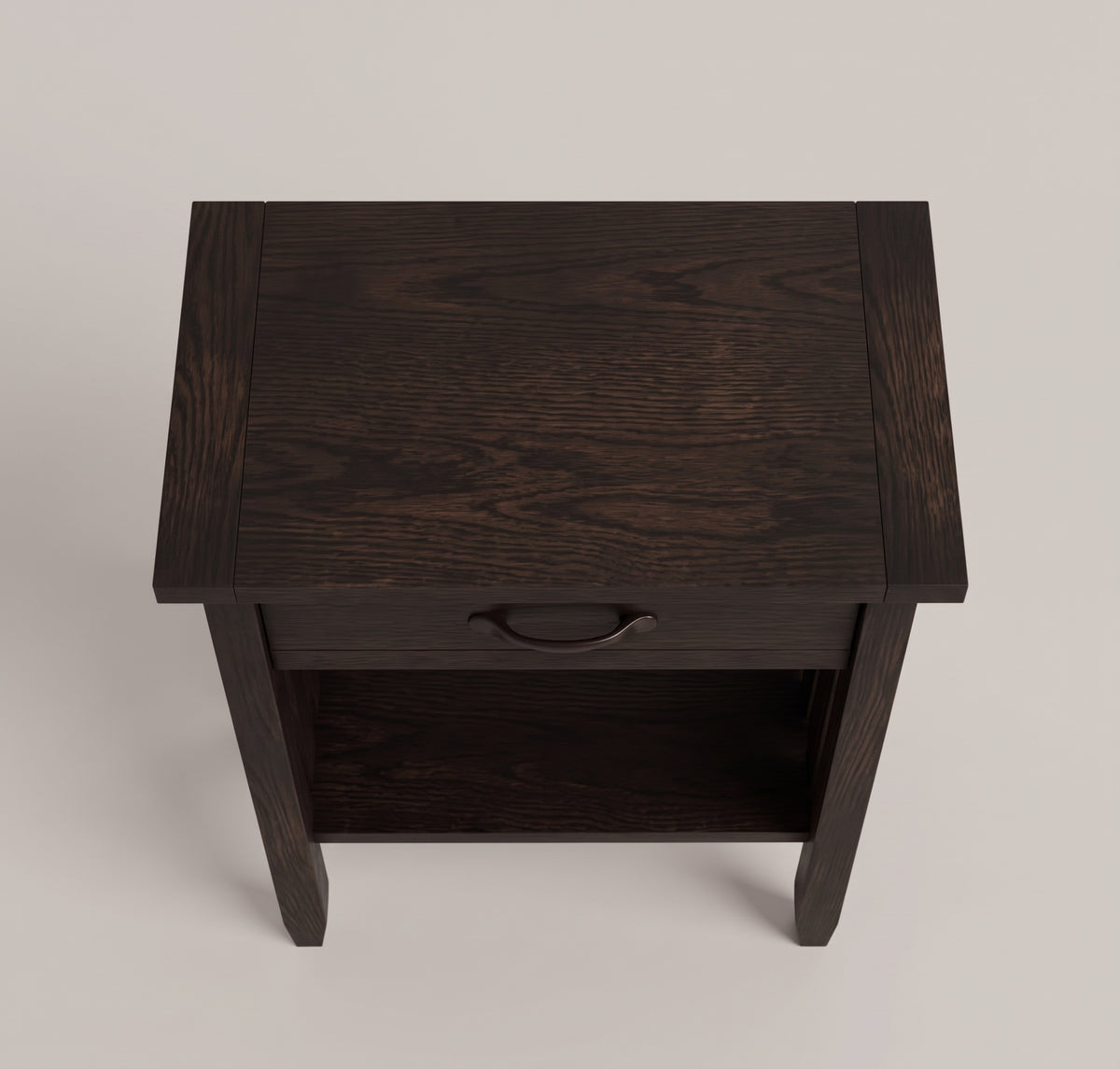 Mission Narrow Oak End Table